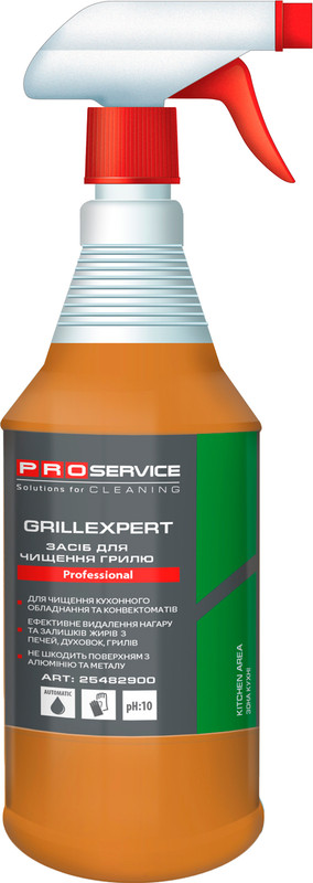Засіб з розпилювачем PROservice GRILLMASTER для чищення грилю, 1л